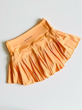 Goldhinge XS high rise pleated mini lined skirt for tennis pickleball golf